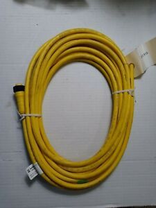 Lumberg RK 30-738/30F Cordset, 3 Pin Female To Bare Wire, 30 Feet, 16 AWG - USED