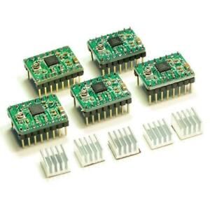 5pcs Reprap Stepper Driver A4988 Stepper Motor Driver Module For 3D printer