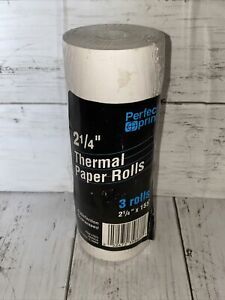 Lot Of 3 Rolls-NOS- Thermal Paper~ Calculator/Cashier Register Receipt 2 1/4&#034;