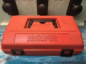 DAVID WHITE SIGHT LEVEL LP6-20 SURVEYOR With Original Hard Case