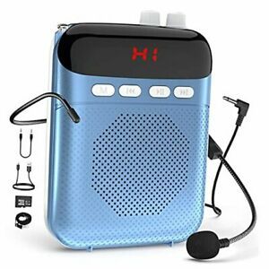 Voice Amplifier Portable Rechargeable PA System Speaker with LED Display,Wired