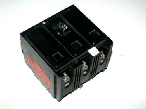 Very nice westinghouse 50 amp 3 pole 240 v circuit breaker qnp-3030 for sale
