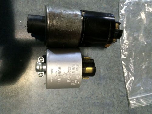 Hubbellock cover grounded twist to lock 20 vac &amp; 30 vac 4 wire plug new, 2 used for sale