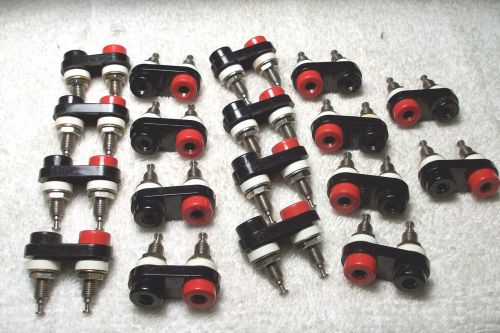 18 Double Banana Jacks    RED &amp; BLACK    IBM Salvage items ready for use