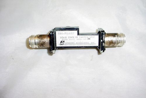 Sanders Assoc DS532 Solid State RF Switch SPST Type N (F) Connections