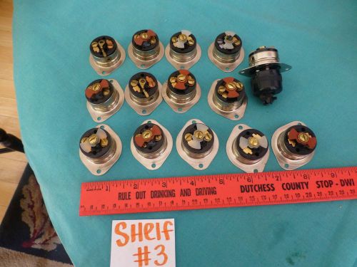 Lot of hubbell twist lock 10a 15a 125v 250v female receptacle for sale