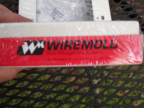 &#034;Lot of 10&#034;    Wiremold V5738A Solid Base Round Fixture Boxes  5 1/2&#034; NIB Ivory
