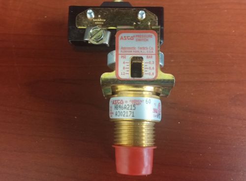 ASCO Micro Switch HB46A215 Pressure Switch 4-12 PSI