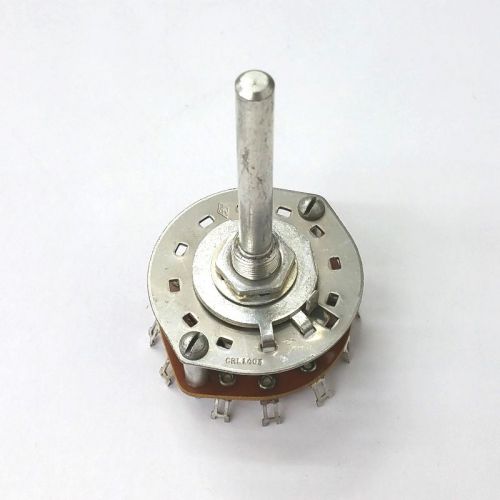 NEW Centralab 1 Pole, 11 Position Non-Shorting Phenolic Rotary Switch