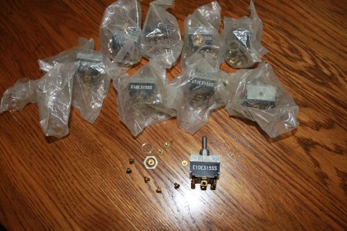 Cutler hammer e10e315ss toggle switch,125-250 vac,10a.15a.3/4hp..new. mpn8935 for sale