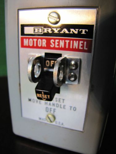 Bryant Motor Sentinel Switch &amp; Box.