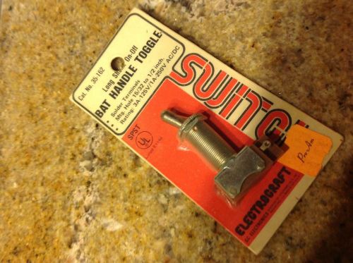 Vintage ELECTROCRAFT On-Off Ultra Miniature Bat Handle Toggle Switch ~ 3A 125V