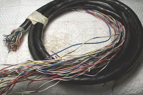 6.5 feet  50 conductor #21awg  silver plated (easily soldered) stranded  wire for sale