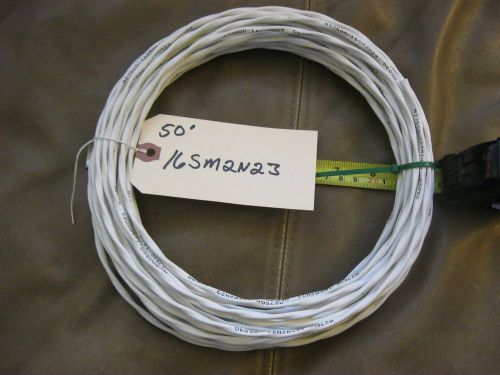 Shielded 16 ga Twisted Pair Teflon Wire M27500-16SM2N23 50 Feet