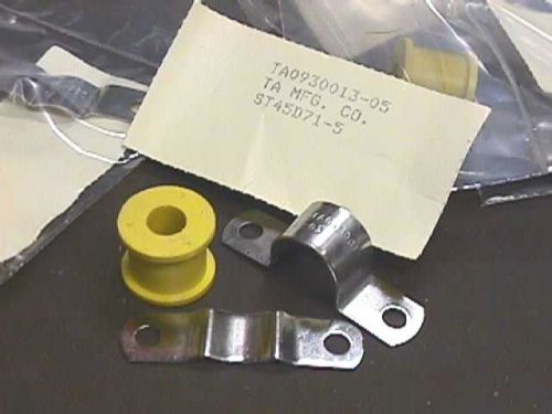 Ta mfg. co, ta0930013-05, st45d71-5, saddle clamps w/yellow insert, lot/40 for sale