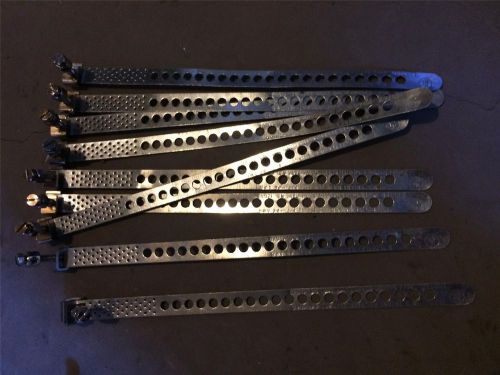 12&#034; steel ground straps with ground lug for sale