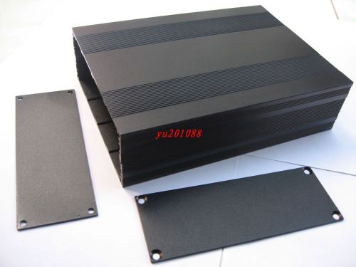 Diy black aluminum project shell electronic enclosure case box 200x145x68mm_ big for sale