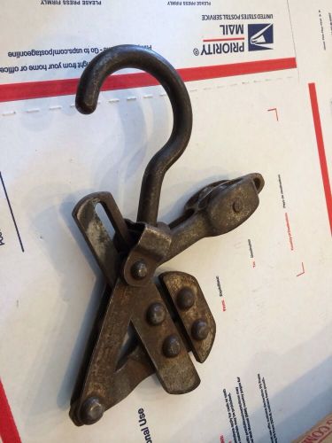 WESTERN ELECTRIC WIRE CABLE GRIP CLAMP PULLER No 1 Buffalo Grip