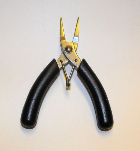 4 INCH FLAT LONG NOSE PLIERS - INSULATED HANDLE - AX-602