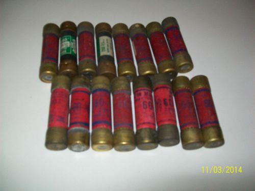 Bussmann Fuses Mix Lot of 16&gt; 50amps and 60amps