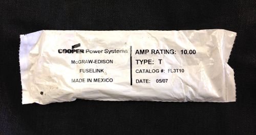 McGraw-Edison FL3T10 Type-T 10 Amp Fuse Link