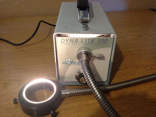 Dynalite, Lumina, Fiber optic Illuminator w/ microscope light ring