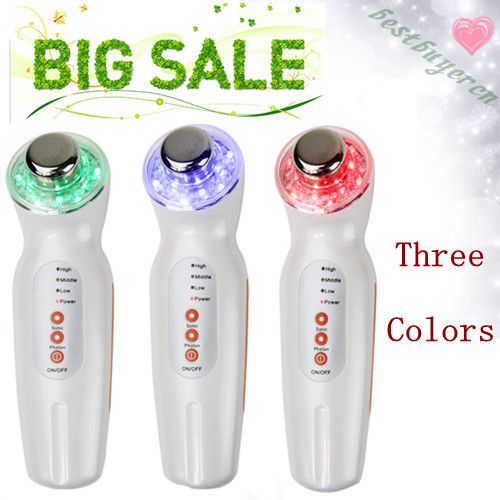 New photon rejuvenation 3 color led light therapy 3 mhz ultrasonic therapy!!! for sale