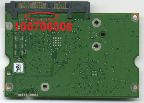 PCB BOARD for Seagate ST4000DX000 1CL160-570 CC43  4TB 100706008 REV A +FW