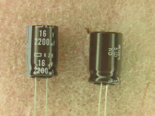 20 pcs nippon instruments ekzh160ell222mk20s capacitor 2200mfd 16v radial for sale