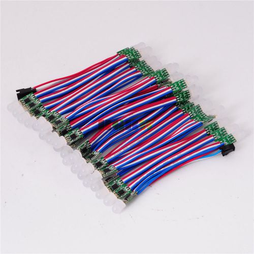 1000pcs 12v 8mm bare board wire ws2811 pixel rgb module light string addressable for sale