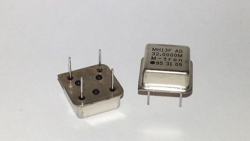10 Pieces, M-tron 32 MHz Crystal Oscillator 4 Pin, NOS