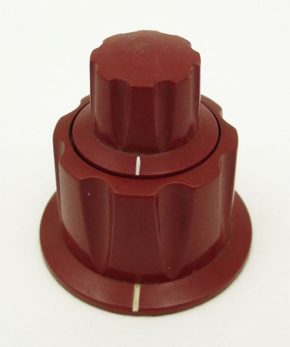 Red dakaware dual stacked pointer control knob daka-ware fine tuning for sale