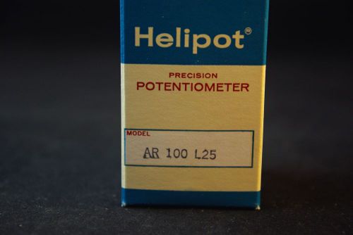 One NOS NIB Helipot Precision 10 Turn 100 Ohm Potentiometer