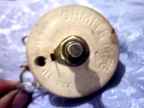 Ohmite rheostat resistor rjs50 50 ohm. 1,0 a. wirewound open core for sale