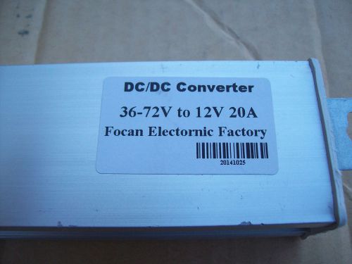 20Amps DC DC Converter Voltage Reducer Regulator 72V Step Down to 12V DC to DC