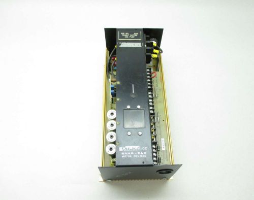 New extron m-8208-04-072a snap-pac control 180v-dc dc motor drive d452513 for sale