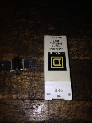 NEW SQUARE D THERMAL HEATER ELEMENT 1-B45 B45