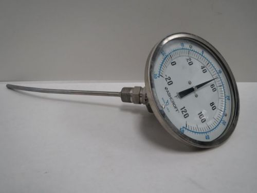Ashcroft temperature -20 to 120f 5 in 1/2 in npt gauge b236048 for sale