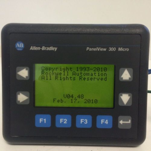 GUARANTEED TESTED! ALLEN-BRADLEY  PANELVIEW MICRO 300 2711-M3A18L1 SER.A