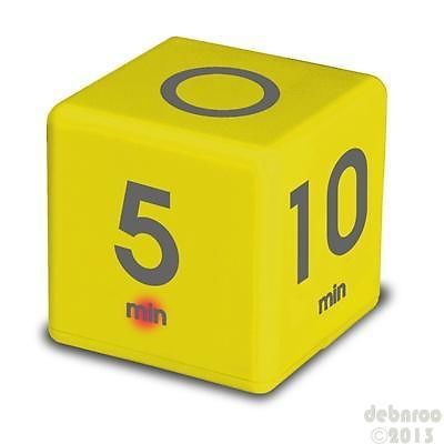 Teledex cube timer  (yellow) te-df-36 for sale