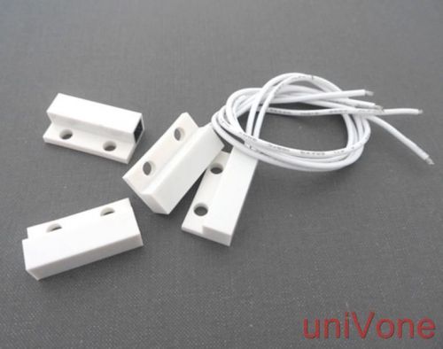 Normally OPEN NO Magnetic Contact door window reed switch WHITE.2pairs
