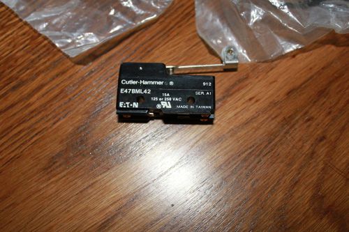 Cutler hammer limit switch,e47bml42,extended roller lever, new in package for sale