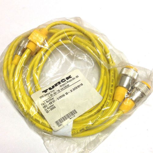 Turck cable assembly nib vb2-kb 5t-3/2rym 30-.3/.3/cs10110 for sale