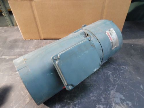 Reliance duty master 1/2 hp ac motor/ brake, fr fc56p, rpm 1140, used for sale