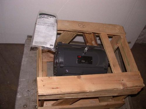 Dayton 2N983G industrial electric motor 3 HP 60 Hz nice clean unit in crate