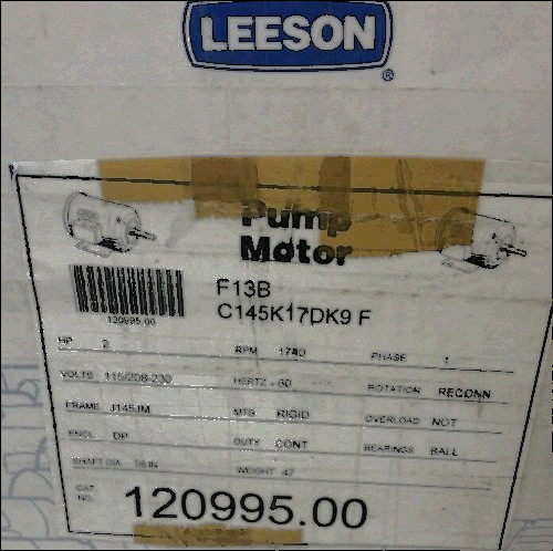 13 amps for sale, Leeson electric motor 2hp 1800rpm 145jm 115/208-230v single phase drip proof