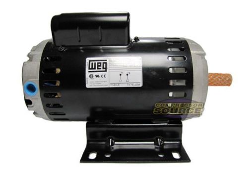 6.4 hp 3600 rpm single phase 240v 56 frame electric air compressor motor 7/8&#034; for sale