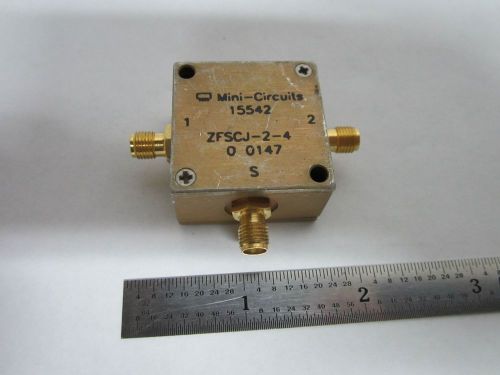 MINI CIRCUITS SPLITTER ZFSCJ-2-4  1 GHz RF MICROWAVE FREQUENCY BIN#F3-64