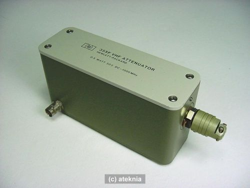 Agilent hp 355f programmable step attenuator dc - 1 ghz 120db connector included for sale