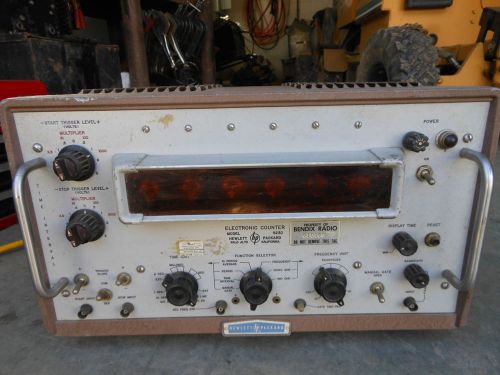 Vintage Hewlett Packard HP 5230 Electronic Counter Bendix Radio 115/230 Volts